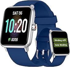 DAVIKO Pedometer Watch Senior Friendly No App/Phone Required,Waterproof Fitness Tracker Watch with Heart Rate Sleep Monitor Activity Tracker, Step Counter for Walking, Smart Watches for Women Men