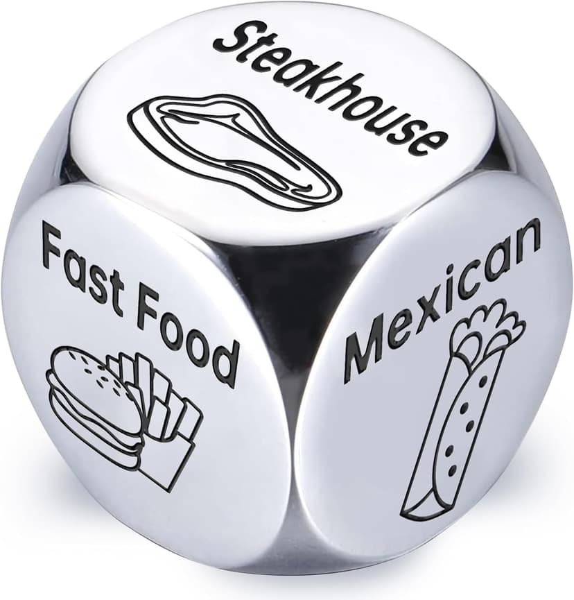 Stocking Stuffers for Adults Men Women White Elephant Gifts for Couples Funny Date Night Food Dice Anniversary Valentine's Day Birthday Gifts for Men Women Him Her