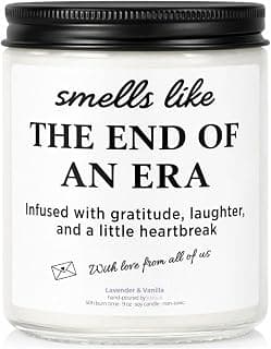 Going Away Party Decorations, Farewell Gifts for Coworkers, Going Away Gifts for Coworkers Women, Retirement Gift for Woman Coworker Leaving Gifts for Women, Goodbye Gifts for Coworkers, 9 oz Candle B0FJQJTGXL