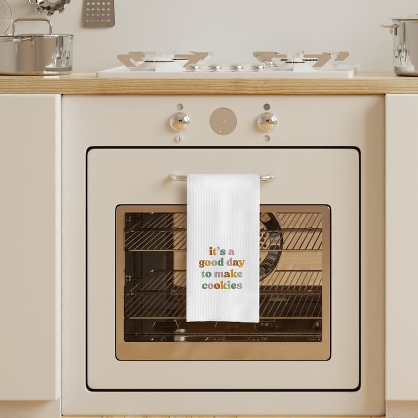 Baking Gifts Kitchen Towels, Gifts for Bakers Cookie Lovers Cooks Dish Tea Towel for Kitchen Baking, It's a Good Day to Make Cookies Hand Towels, 16x24 B0CSCGQB3Q