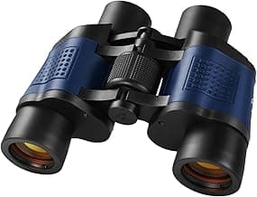 Adult Night Vision Binoculars 60x60 1000M Professional Waterproof High-Power Optical Binoculars, Suitable for Stargazing, Bird Watching, Concerts, Football, Sightseeing, Hunting, and Easy to Carry.