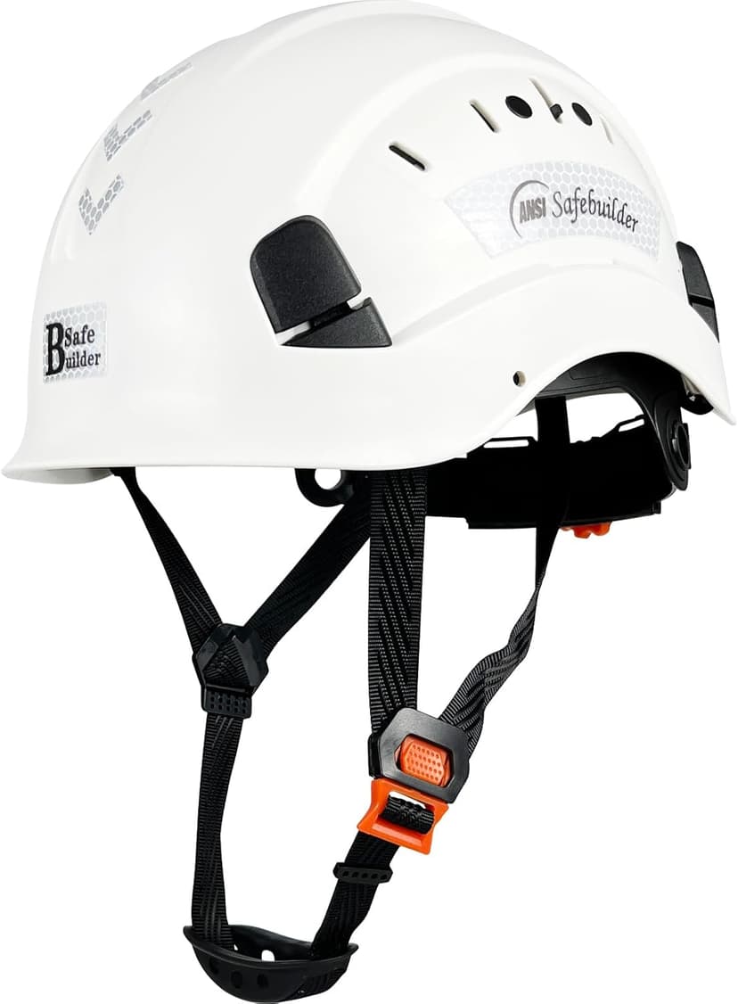 Construction Safety Helmet ABS Hard Hat Adjustable Ventilation System Hardhats Industrial Work Head Protection for Men Certified ANSI/ISEA Z89.1