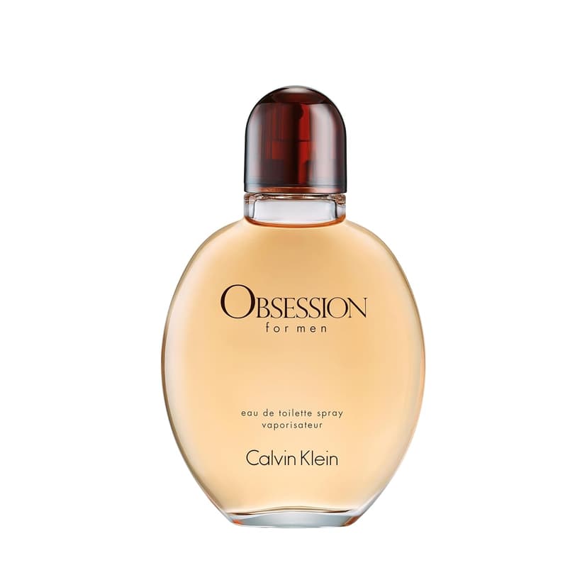 Calvin Klein Obsession for Men Eau de Toilette – Ambery Men's Cologne – With Notes of Bergamot, Mandarin, Lavender & Musk – Long Lasting Fragrance