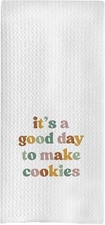 Baking Gifts Kitchen Towels, Gifts for Bakers Cookie Lovers Cooks Dish Tea Towel for Kitchen Baking, It's a Good Day to Make Cookies Hand Towels, 16x24 B0CSCGQB3Q