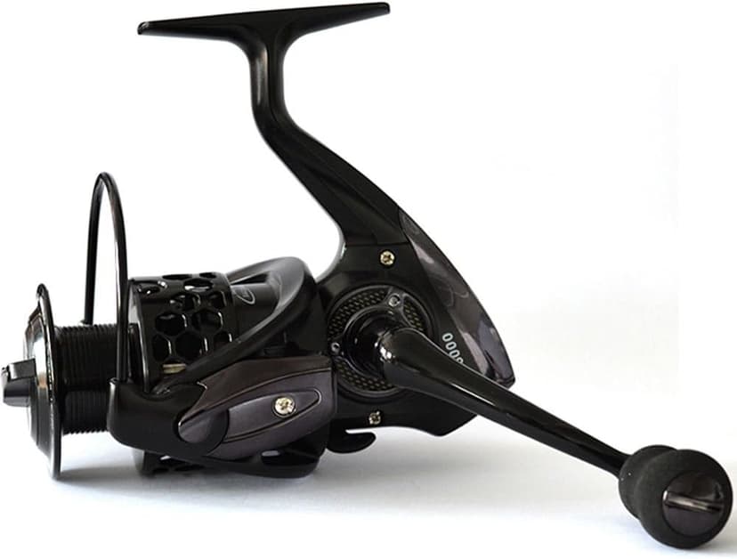 Fishdrops Spinning Fishing Reels 12+1BB Ultra Lightweight Carved Aluminum Spool Reels Affordable Smooth Spinning Reels