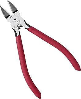 IGAN-P6 6-inch Ultra Sharp & Powerful Side Cutter Clippers with Longer Flush Cutting Edge, Ideal Wire Snips for Crafting, Floral, Electrical & Any Clean Cut Needs B087P191LP