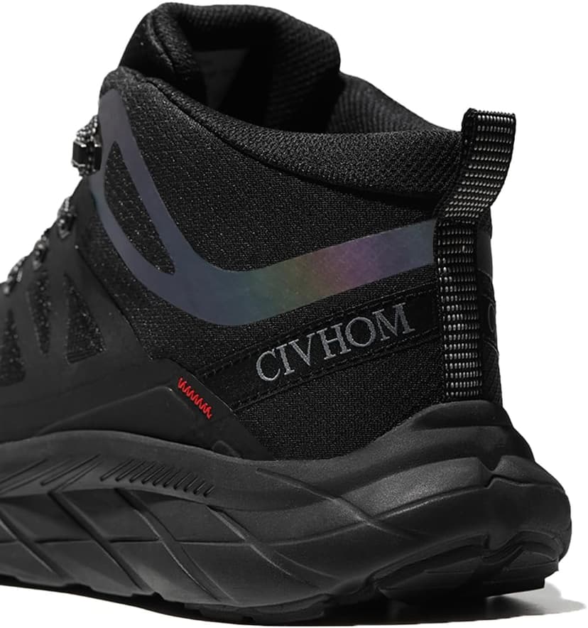 CIVHOM Men Breathable Outdoor Hiking Shoes, Comfortable Trekking Trail Sneakers for Walking & Adventures