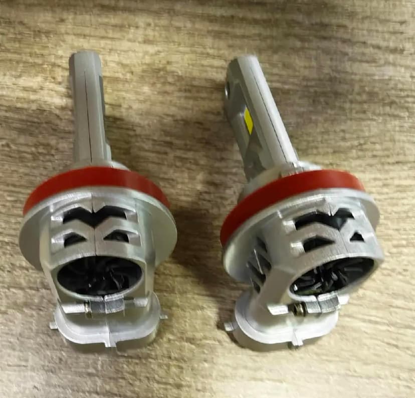 SEALIGHT H11/H9/H8 Light Bulb, 800% Brighter than Origin, 6500K Output Canbus Ready, 44,000LM Powersports IP68 80000Hrs Lifespan, 1：1 Size Installation, Pack of 2