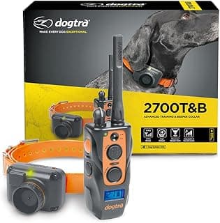 Dogtra 2700T&B Long Range 1-Mile 1-Dog Training & Beeper Remote Dog Training E-Collar for Upland Gun Dog
