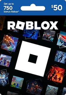 [Includes Free Virtual Item] [Redeem Worldwide] - $50 Roblox Physical Gift Card B0BCF9T8QJ