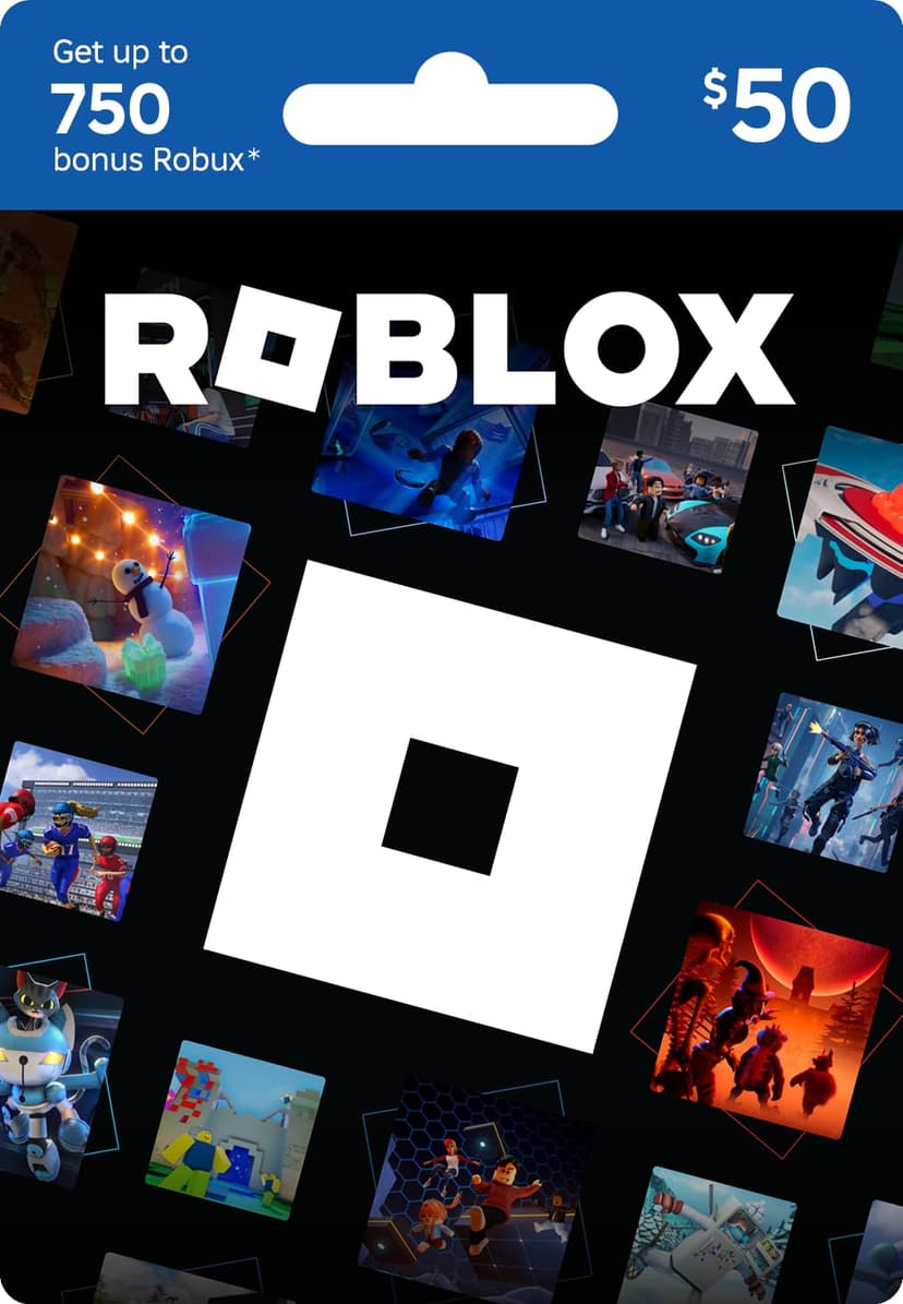 [Includes Free Virtual Item] [Redeem Worldwide] - $50 Roblox Physical Gift Card B0BCF9T8QJ