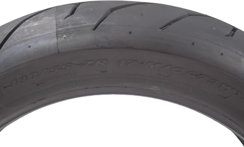 Pirelli Diablo Rosso II 120/70 ZR 17 M/C (58W) TL (K) Front & 180/55 ZR 17 M/C (73W) TL Rear Motorcycle Tire- Sport Performance Road Use Tire Set with Keychain