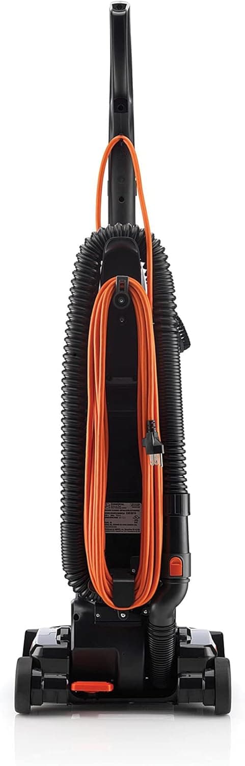 Hoover Commercial TaskVac Bagless Upright Vacuum Cleaner, Furniture Guard Lightweight HEPA Filtered Professional Grade Long-Lasting, 15 Pounds 35-Foot Long Cord, CH53010, Black