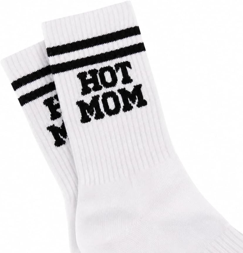 Hot Moms Socks for Women, Funny New Mom Gift B0FHX1GS22