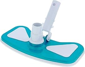 U.S. Pool Supply 11" Weighted Butterfly Pool Vacuum Head, 1-1/4" or 1-1/2" Swivel Hose Connection - Cleans Floor Debris - Safe for Vinyl Lined Pools