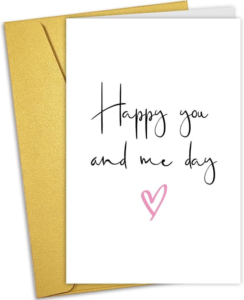 Nchigedy Sweet Anniversary Card for Boyfriend Girlfriend, Romantic Anniversary Card for Wife Husband, Funny Valentines Day Card for Him Her