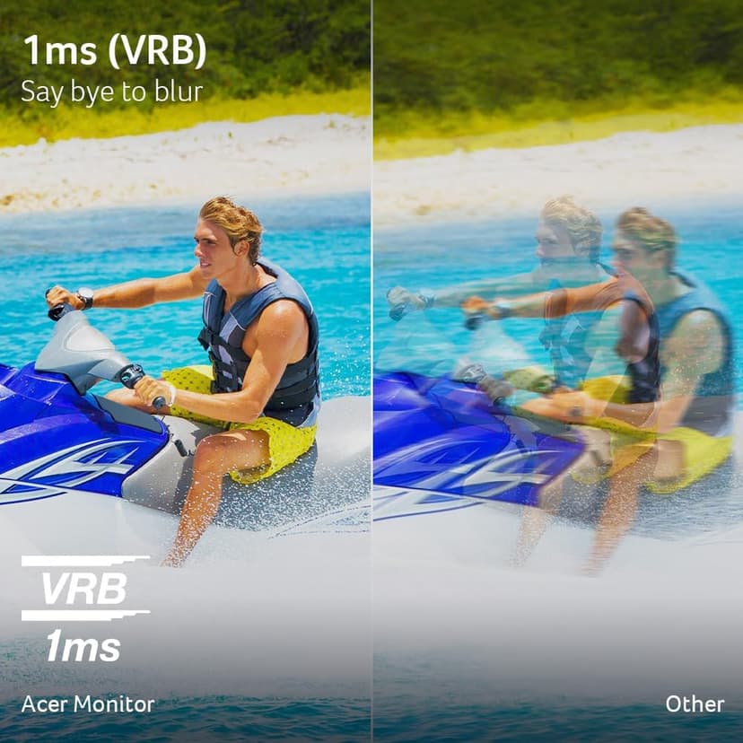 acer 27 Inch Monitor- KB272-27 Inch FHD IPS (1920 x 1080) Display, Up to 120Hz Refresh Rate, 99% sRGB, Tilt, Adaptive-Sync Support (FreeSync Compatible) 1ms (VRB), HDMI & VGA Ports