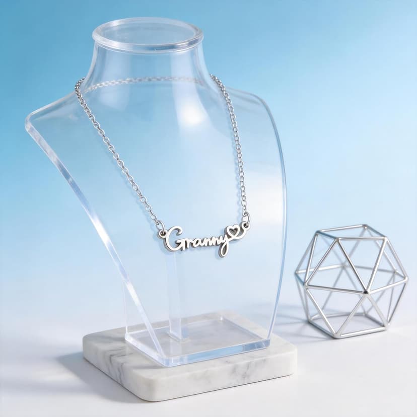 Granny Necklace Gifts for Women from Grandkids Granddaughter Happy Birthday Granny Gifts B0GVSGNRJV