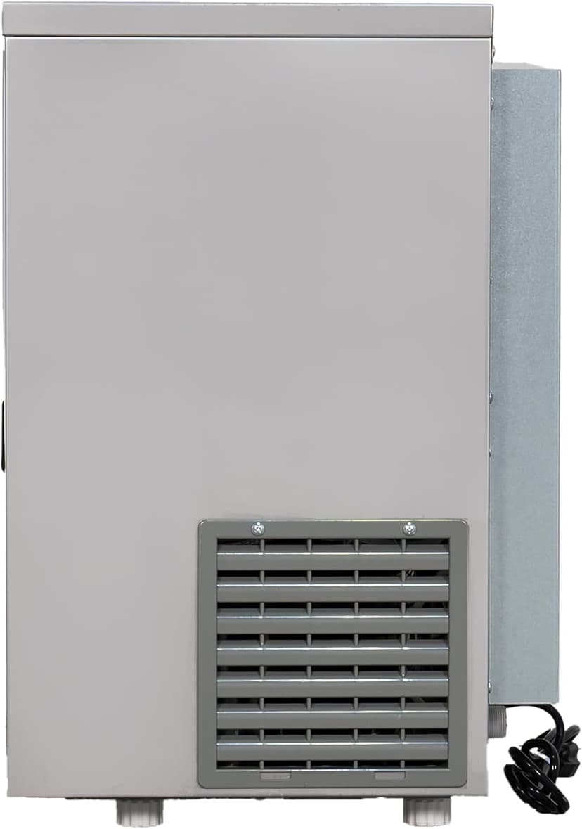 SPT SZB-22 44-lb Automatic Flake Ice Maker in Stainless Steel with Inline Water Filter