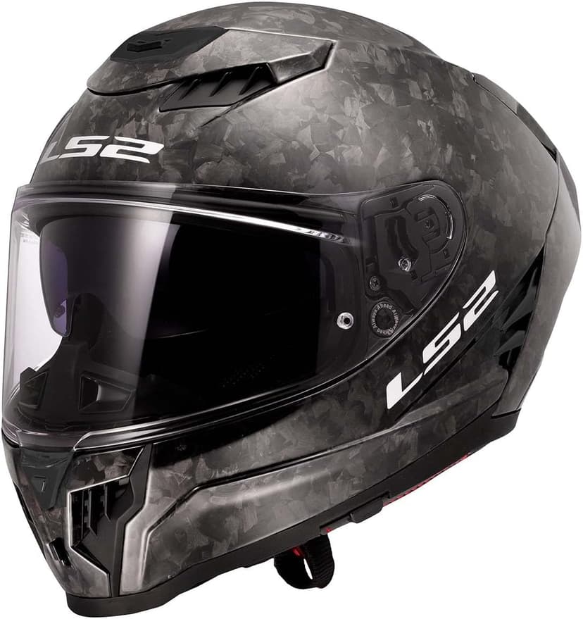 LS2 Helmets Dragon Carbon Full Face Motorcycle Helmet W/ SunShield