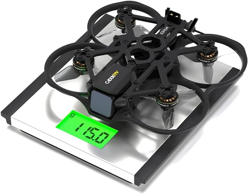Caddxfpv Walksnail Gofilm 20 FPV Drone – 4K/60FPS Moolight Kit,Supports with camera for 4k recording,160°FOV micro drone with camera,Lightweight 115g racing drone,22ms Low Latency,ELRS Receiver,for Indoor & Outdoor FPV Flying