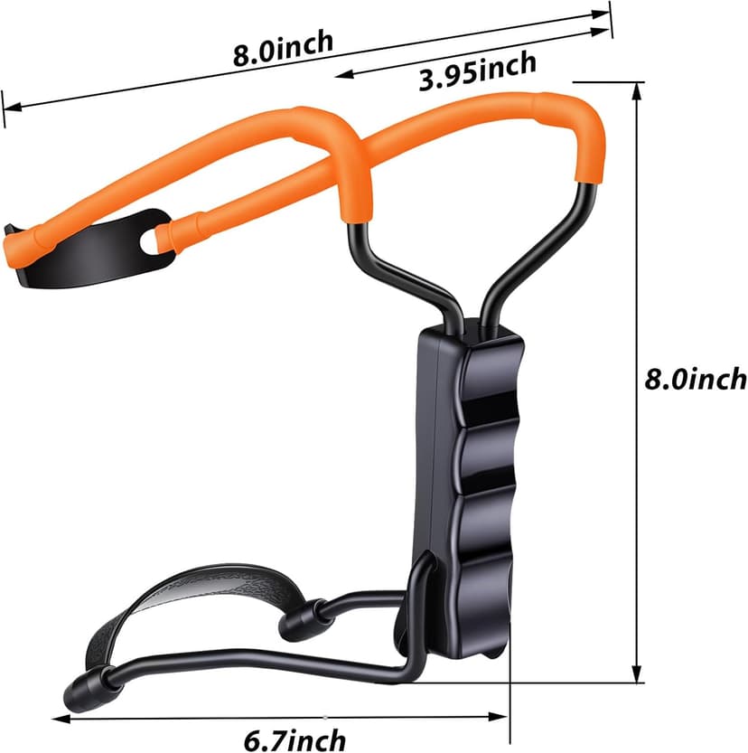 Professional Slingshot Set-A Classic Construction Shooting and Hunting Slingshot with a Sturdy Sling Shot Bow, 2 Packs of Slingshot Ammo,and a Slingshot Band for Adults