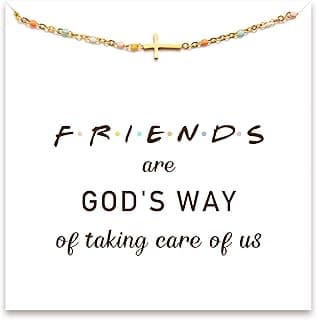 STORYJEWELLERY Cross Bracelet for Women, Religious & Christian Gifts for Women, Confirmation and Baptism Gifts, Encouragement Presents for Sister Daughter and Friend, Christian Jewelry