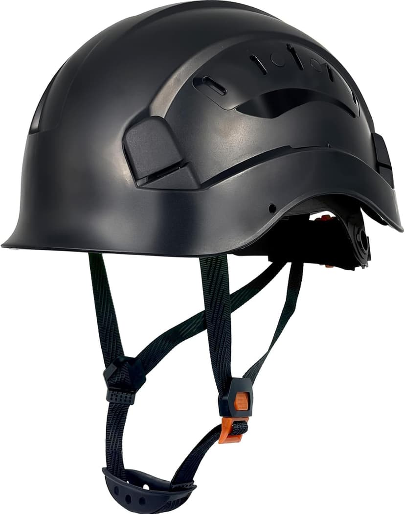ANSI-Certified Industrial Safety Helmet RGS-6C with Adjustable Vents, 6-Point Suspension Hard Hats for Construction, Rescue, Outdoor Work