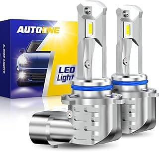 AUTOONE 2026 Upgraded 9006 Headlight Bulbs, 1000% Bright 50000 Lumens HB4 Bulbs