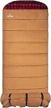 TETON Sports Deer Hunter Sleeping Bag, Warm and Comfortable Camping Sleeping Bag, Teton Tough Canvas Shell for Camping, Hunting, and Cold Weather