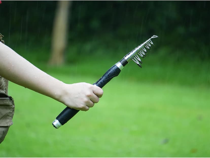 Fishing Pole Combo, 6.9ft 2Pcs Telescopic Rods Set, Collapsible Carbon Fiber Fishing Rod, Spinning Reel Set with Carrier Bag Freshwater Fishing Rod and Reel Combos Kits