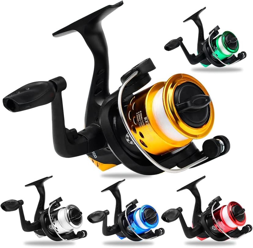 Spinning Fishing Reel, CNC Aluminum Spool, 1 BB Light Weight, 5.2:1 Gear Ratio