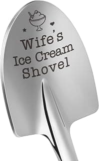 Wife Stocking Stuffers White Elephant Gifts, Romantic I Love You Gift for Her Valentines Mothers Day, Wifes Ice Cream Shovel Wife Gift from Husband, To My Wife Christmas Anniversary Birthday Gifts Her B0DY7GNQ58