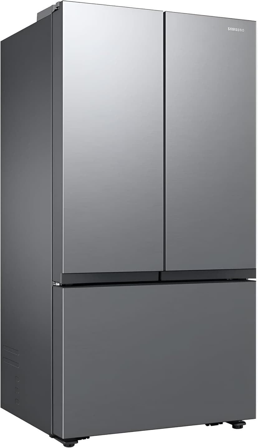 Samsung 27 Cu. Ft. Smart 3-Door French Door Counter-Depth Refrigerator with Dual Auto Ice Maker, All-Around Cooling, Stainless Steel