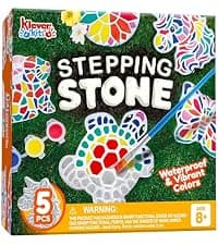 JOYIN Rock Painting Kit- Glow in The Dark Rock Kit, Arts and Crafts for Kids Ages 6-12, Art Supplies Toy, Kids Craft Paint Kits, Arts & Crafts for Boys Girls Birthday Party Gift Toy
