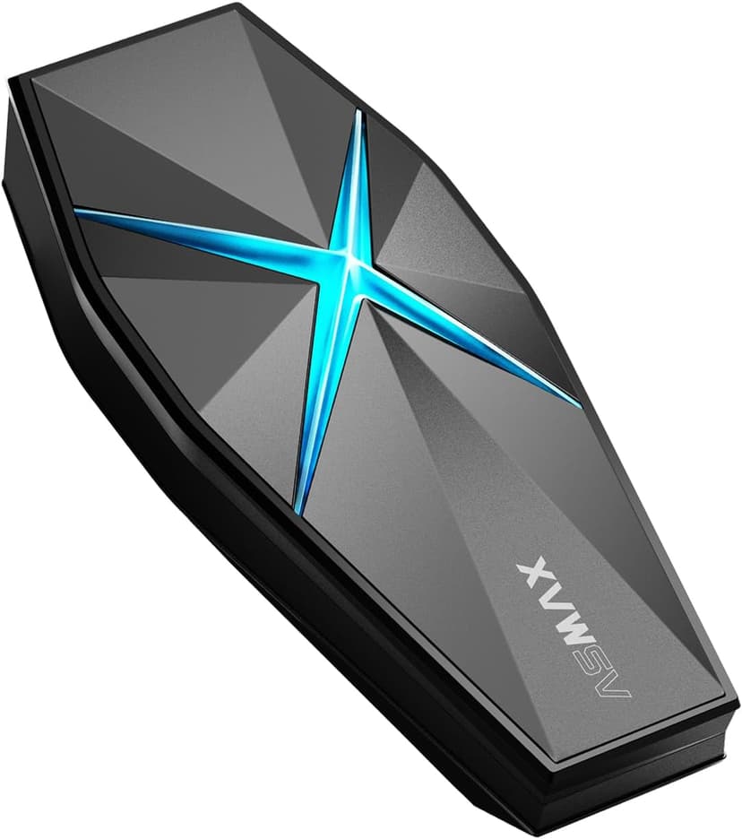ASMAX F1s Motorcycle Bluetooth Headset With Smart Voice Control, 10 Riders Mesh Helmet Communication Systems, Dual Chip with Audio Multitasking/ENC/No-Magnet Mount, 5mi Intercom for Snowmobile/ATV/Ski