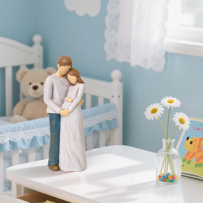 Sculpted Hand-Painted Pregnant figurine Pregnancy Gifts for Expecting Mom, Gender Reveal Gifts, Mom to Be Gift B0FMXRR8Z8