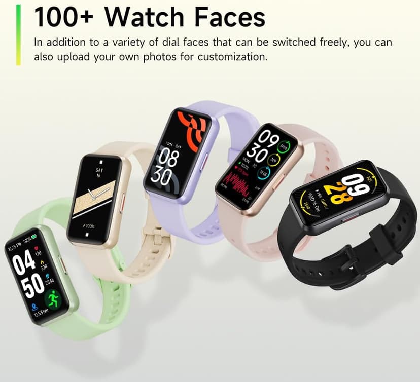 USMECBL Fitness Trackers,Blood Oxygen Heart Rate Sleep Monitor,Smart Band 24/7 Health Monitoring,Calorie Pedometer Steps Counter Activity watchs/Notifications for iOS/Android