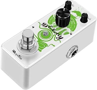 IOppWin Guitar Pedals, Premium Analog Delay Pedal – Warm, Clean, Smooth Tones with 25ms-600ms Adjustable Range & True Bypass, for Retro Tone Lovers And Live Musicians