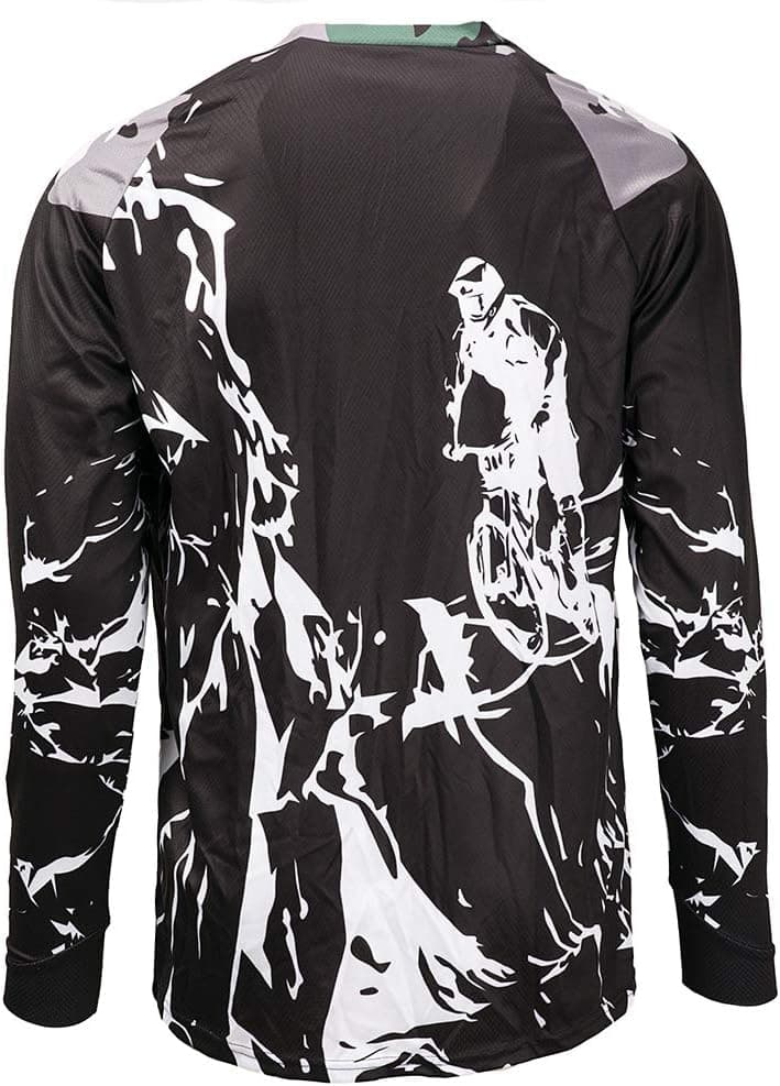 Weimostar Men's Cycling Jersey MTB T Shirt Long Sleeve Mountain Bike Motorcycle Outdoor Bicycle Clothes