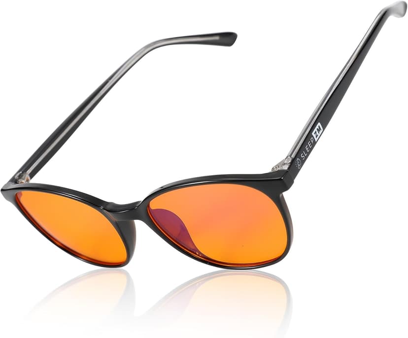 Sleep ZM 100% Blue Light Blocking Glasses - Women + Men - Better Sleep - Anti Eye Strain Protection - Computer Screens Gaming