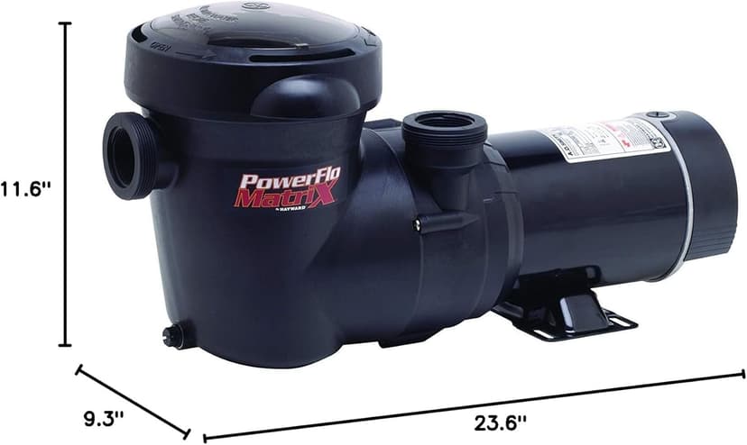 Hayward W3SP15932S PowerFlo Matrix Dual-Speed Above-Ground Pool Pump, 1.5 HP