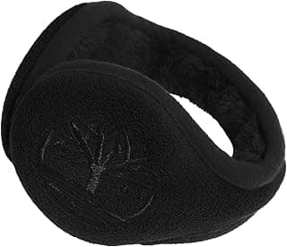 Timberland Men’s Foldable Tree Logo Ear Muffs - One Size, Soft Inner Cushion for Warmth, Easy to Carry, Cold Weather Fit