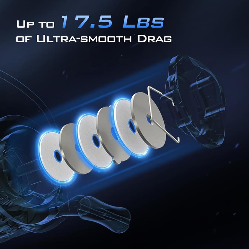 KastKing Centron & Centron Lite Spinning Reels, Size 500 is Perfect for Ice Fishing, Up to 17.5 Max Drag, 5.2:1 Gear Ratio, Ultra Smooth Powerful, CNC Aluminum Spool, 9+1 BB Light Weight