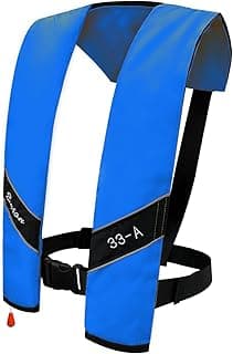Automatic Inflatable Life Jacket|Life Vest for Adults|PFD Low Profile|Supports up to 330 lbs