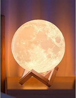 CPLA Moon Lamp Upgrade 128 Colors, Gifts for Women Men Friends Her Mom Sister, Christmas, Birthday, Anniversary, House Warming Gifts New Home, Diameter 6 inch