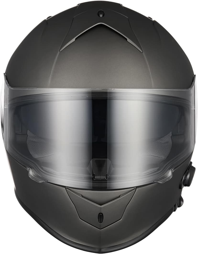 VCAN Bluetooth Integrated Full Face Motorcycle Helmet with Dual Visor