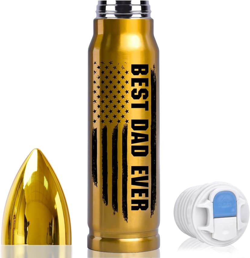 Gifts for Dad from Daughter Wife 17oz Stainless Steel Bullet Tumbler, Coffee Mug Birthday Gifts for Men Grandpa on Christmas Anniversary Valentines Fathers Day Stocking Stuffers for Men