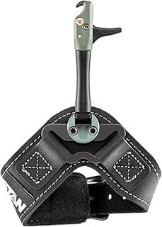 Stan SoleX Index Finger Archery Bowhunting Release - Buckle Wrist Strap Open Hook Trigger Aid with Single-Sear Design, Adjustable Length, Travel & Tension