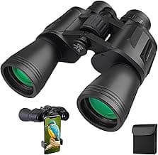 20x50 Binoculars for Adults, HD High Powered Professional Binoculars for Bird Watching Travel Stargazing Concerts Outdoor Sports-BAK4 Prism FMC Lens,Waterproof